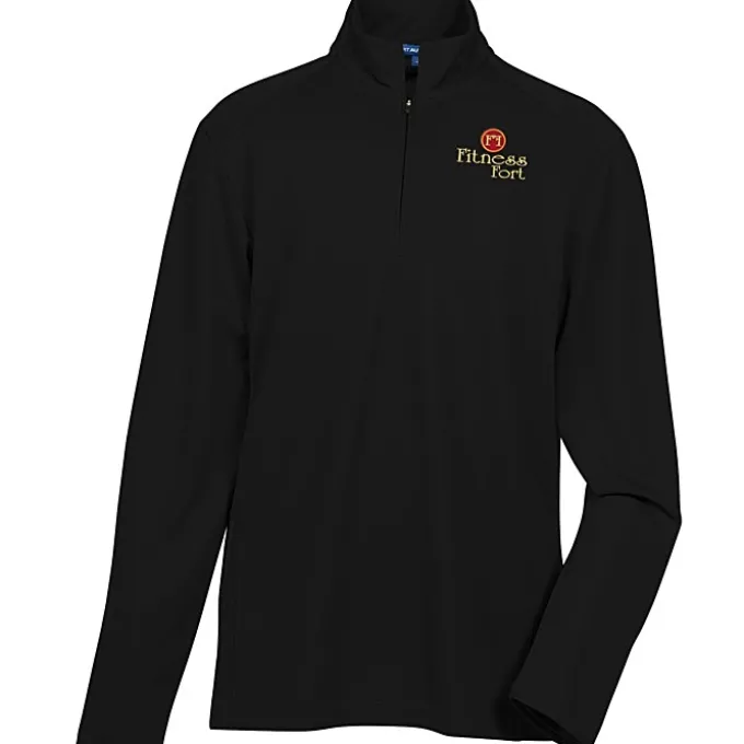 Molecule Mesh 1/2-Zip Pullover - Men's - Embroidered