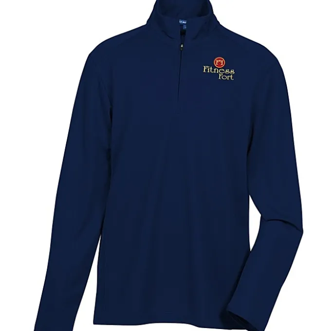Molecule Mesh 1/2-Zip Pullover - Men's - Embroidered