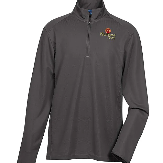 Molecule Mesh 1/2-Zip Pullover - Men's - Embroidered