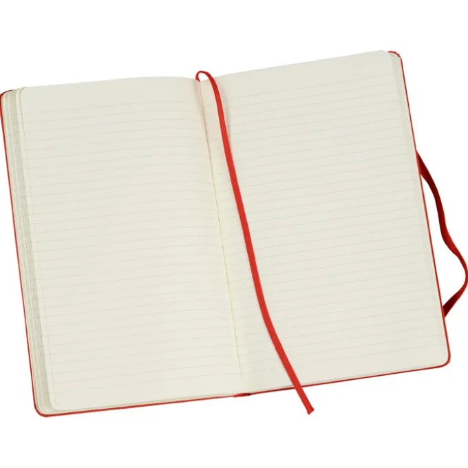 Moleskine Hard Cover Notebook - 8 1/4 inches x 5 inches - Ruled