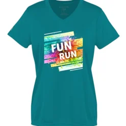Momentum Solid V-Neck T-Shirt - Ladies' - Full Color