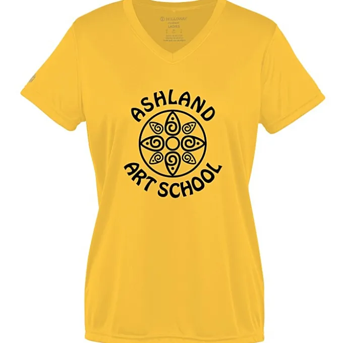 Momentum Solid V-Neck T-Shirt - Ladies' - Screen