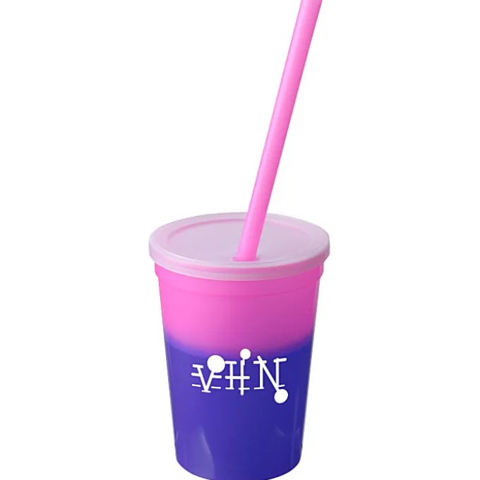 Mood Stadium Cup with Straw - 12 oz