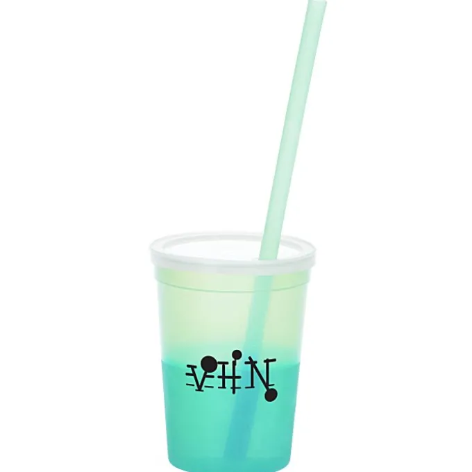 Mood Stadium Cup with Straw - 12 oz