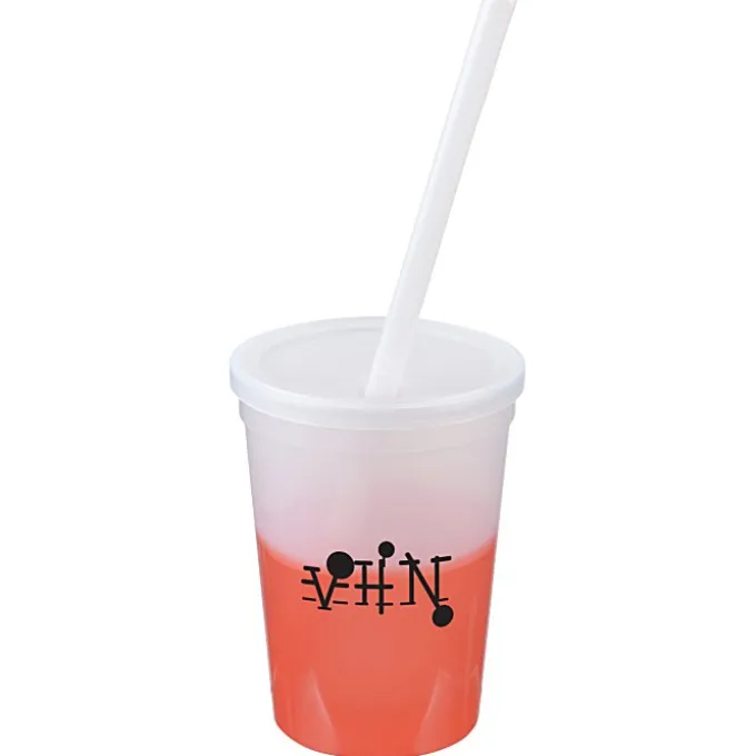 Mood Stadium Cup with Straw - 12 oz