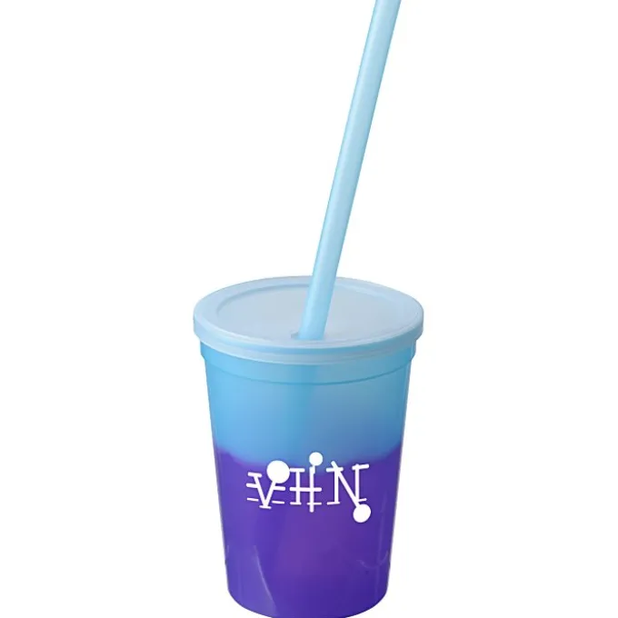 Mood Stadium Cup with Straw - 12 oz - 24 hr
