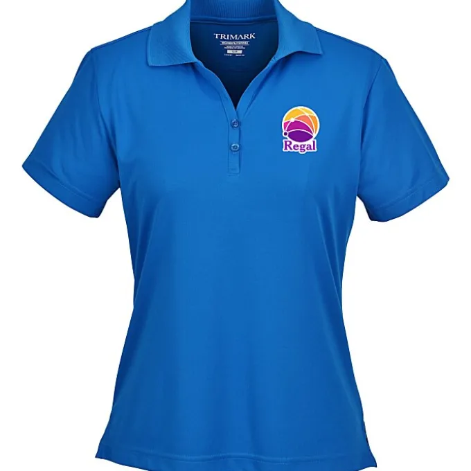 Moreno Textured Micro Polo - Ladies' - TE Transfer