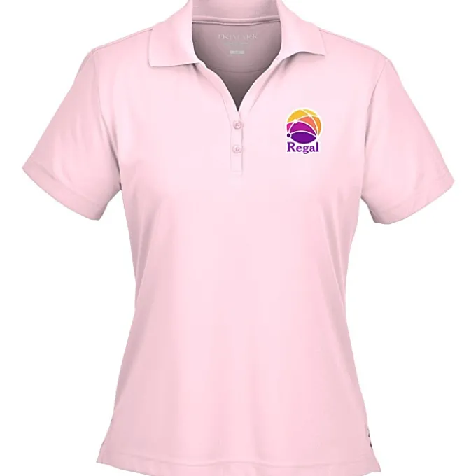 Moreno Textured Micro Polo - Ladies' - TE Transfer