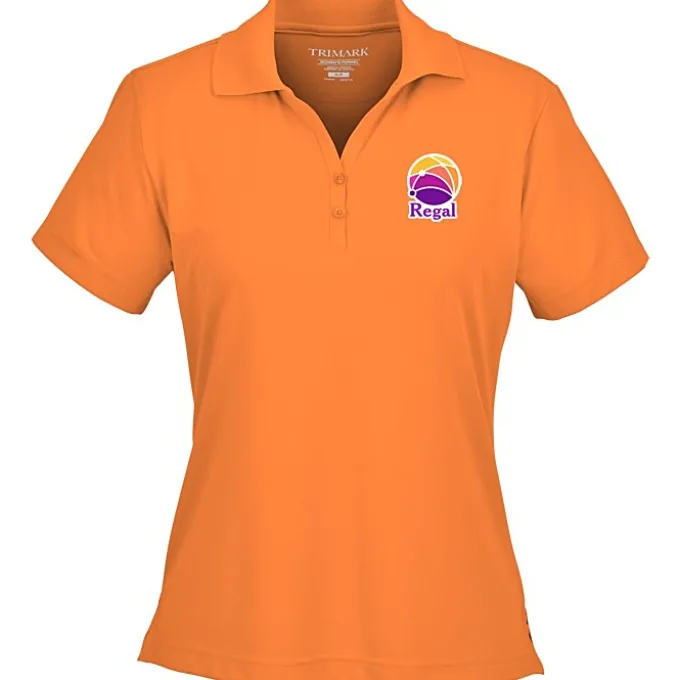 Moreno Textured Micro Polo - Ladies' - TE Transfer