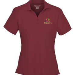 Moreno Textured Micro Polo - Ladies' - Embroidered - 24 hr