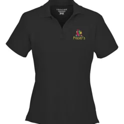 Moreno Textured Micro Polo - Ladies' - Embroidered - 24 hr