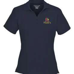 Moreno Textured Micro Polo - Ladies' - Embroidered - 24 hr