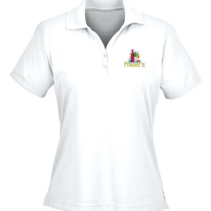 Moreno Textured Micro Polo - Ladies' - Embroidered - 24 hr