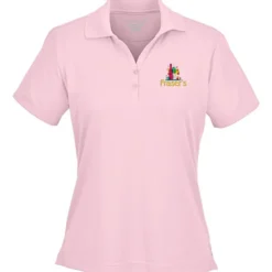 Moreno Textured Micro Polo - Ladies' - Embroidered - 24 hr