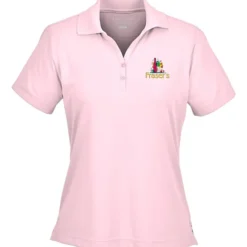 Moreno Textured Micro Polo - Ladies' - Embroidered - 24 hr