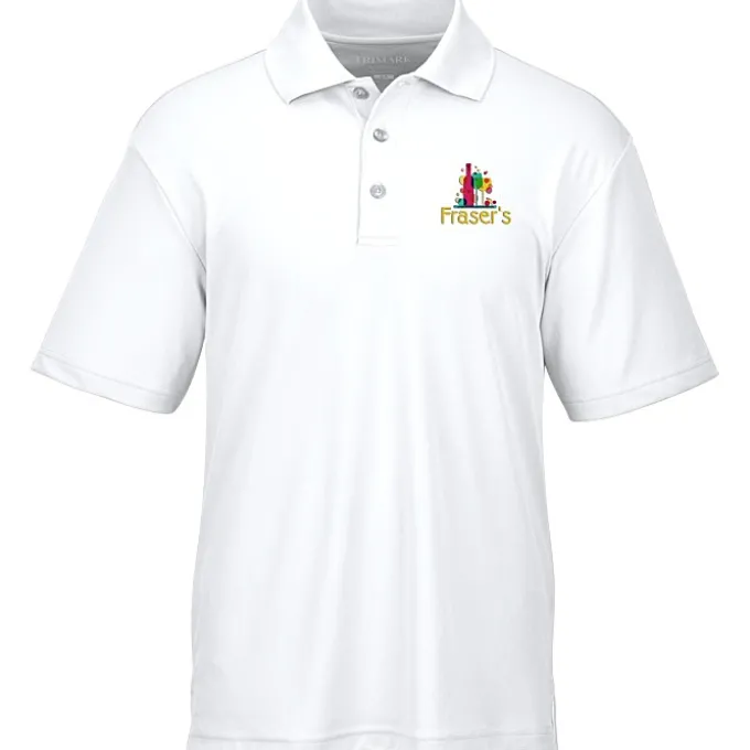 Moreno Textured Micro Polo - Men's - Embroidered
