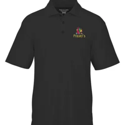 Moreno Textured Micro Polo - Men's - Embroidered
