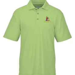Moreno Textured Micro Polo - Men's - Embroidered