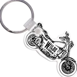 Motorcycle Soft Keychain - Opaque