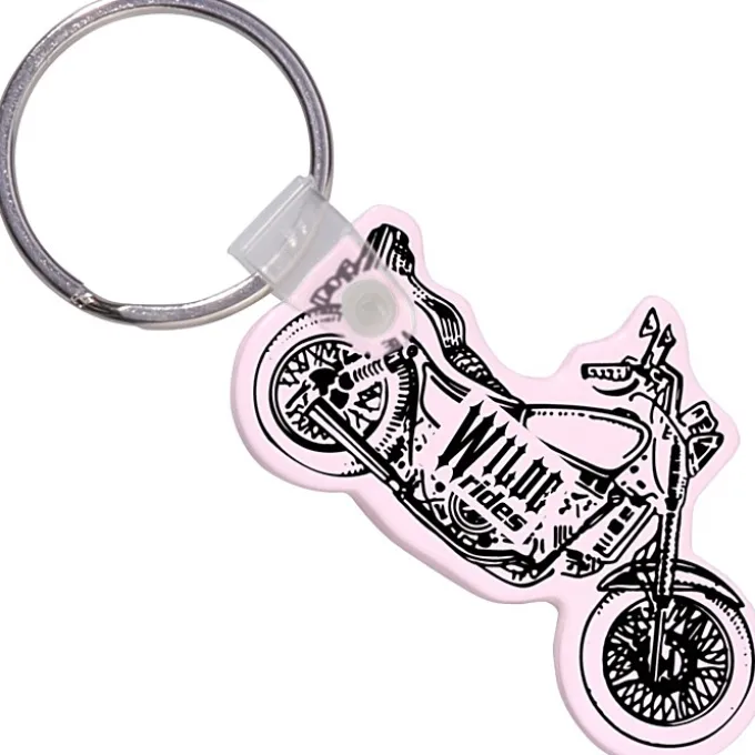 Motorcycle Soft Keychain - Opaque