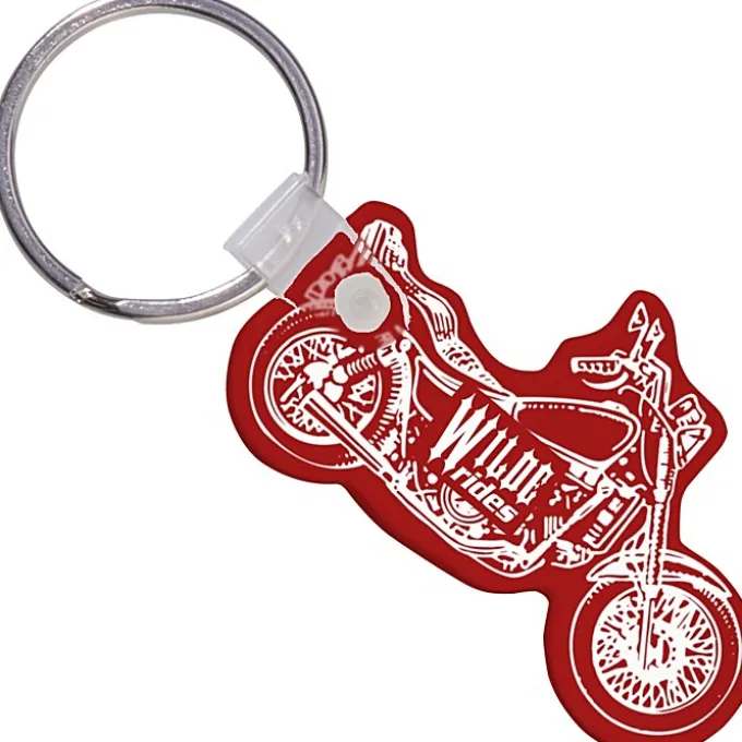 Motorcycle Soft Keychain - Opaque