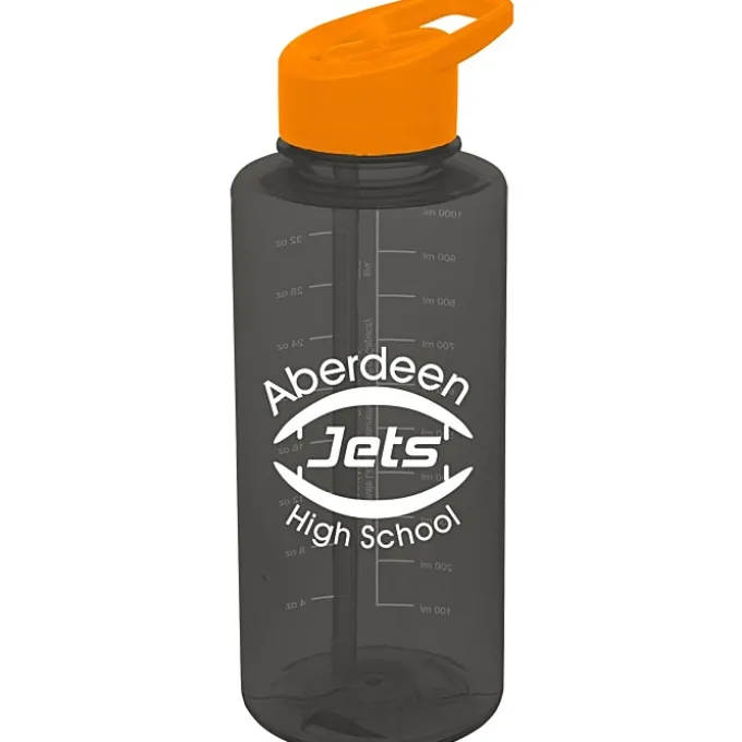 Mountain Bottle with Flip Straw Lid - 36 oz