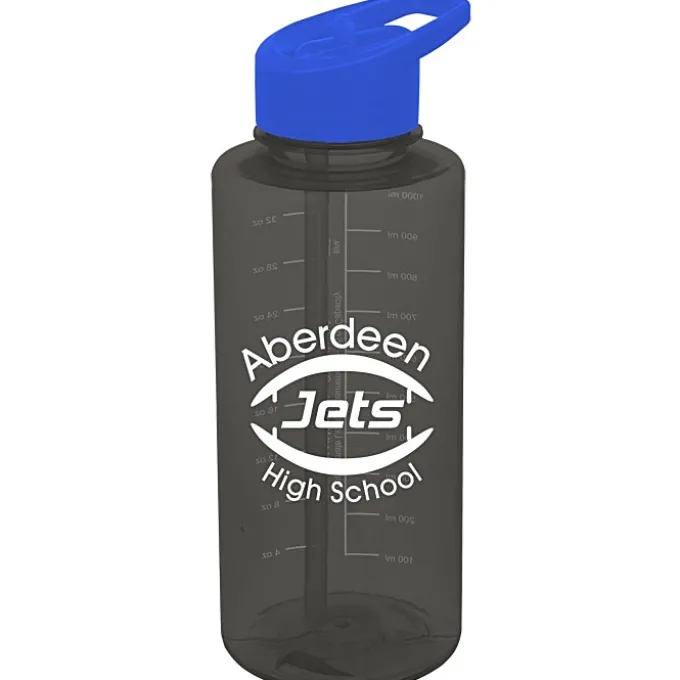 Mountain Bottle with Flip Straw Lid - 36 oz
