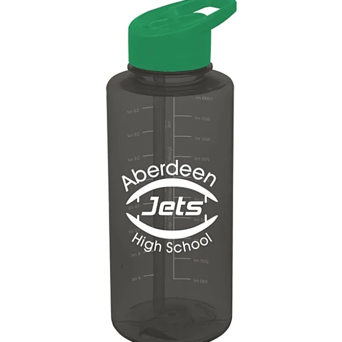 Mountain Bottle with Flip Straw Lid - 36 oz