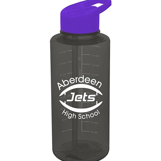 Mountain Bottle with Flip Straw Lid - 36 oz
