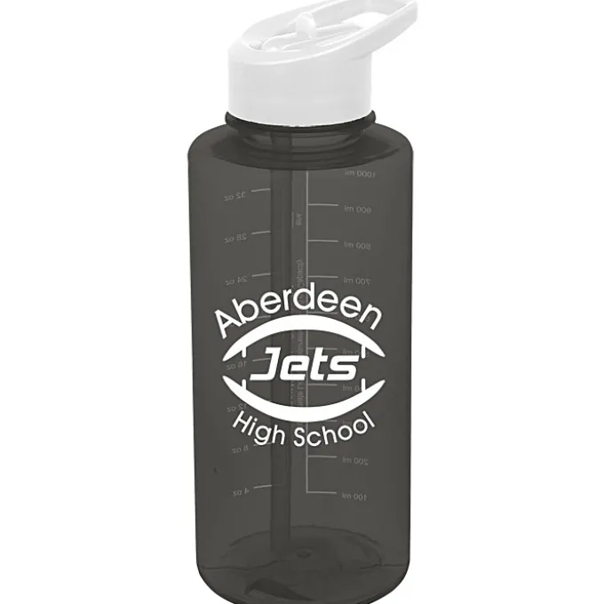 Mountain Bottle with Flip Straw Lid - 36 oz