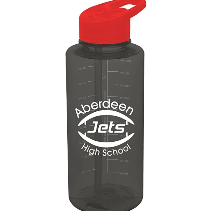 Mountain Bottle with Flip Straw Lid - 36 oz