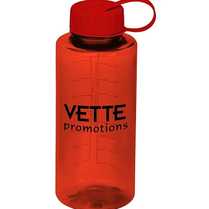 Mountain Bottle with Tethered Lid - 36 oz