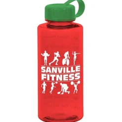 Mountain Bottle with Tethered Lid - 36 oz - Drink Guide