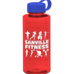 Mountain Bottle with Tethered Lid - 36 oz - Drink Guide