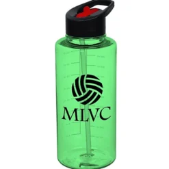 Mountain Bottle with Two-Tone Flip Straw Lid - 36 oz