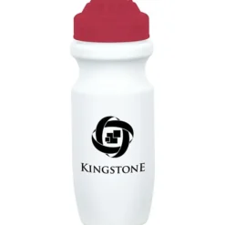 Move-It Bike Bottle with Flip Lid - 20 oz - White - 24 hr
