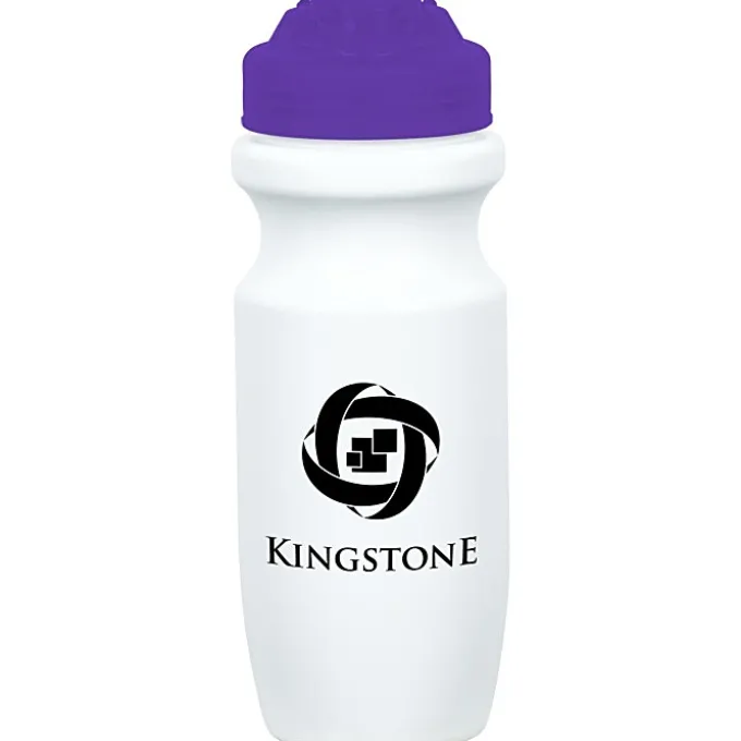 Move-It Bike Bottle with Flip Lid - 20 oz - White - 24 hr