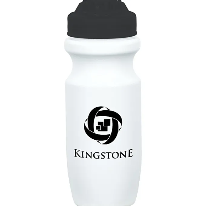 Move-It Bike Bottle with Flip Lid - 20 oz - White - 24 hr