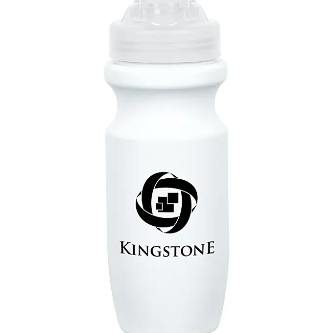 Move-It Bike Bottle with Flip Lid - 20 oz - White - 24 hr