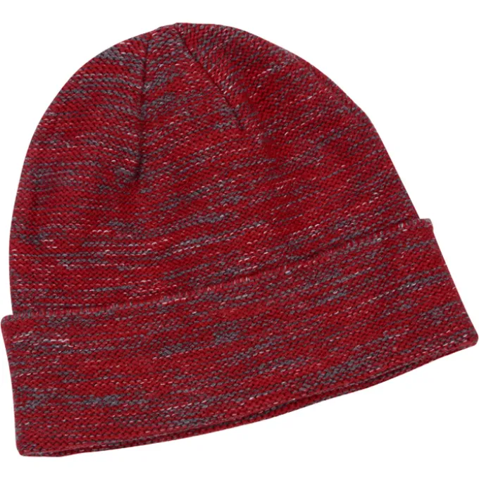 Multi-Melange Knit Beanie with Cuff