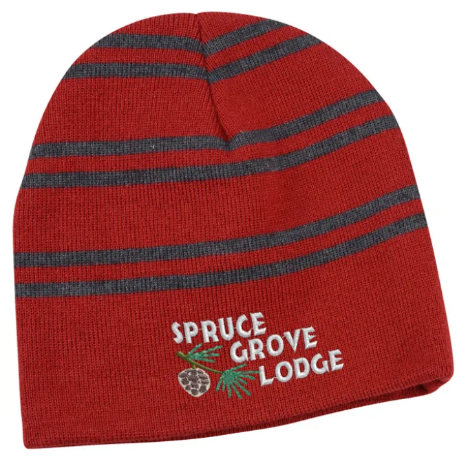 Multi-Stripe Knit Beanie