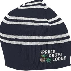 Multi-Stripe Knit Beanie