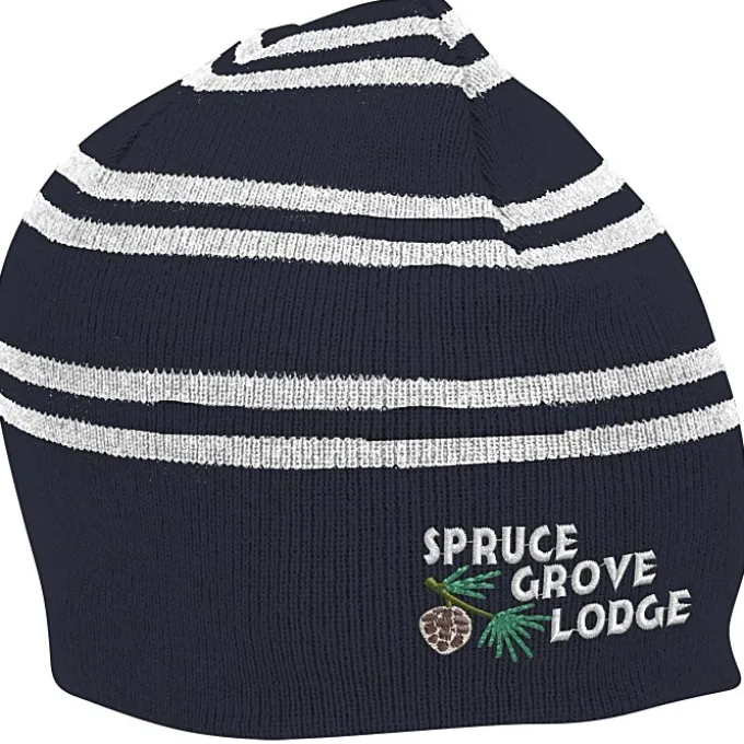 Multi-Stripe Knit Beanie