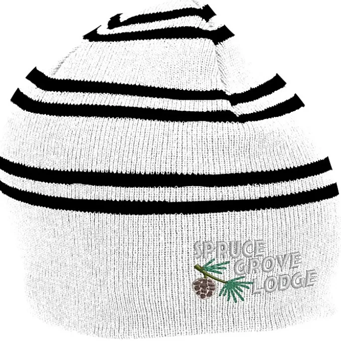 Multi-Stripe Knit Beanie