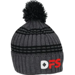 Multi-Stripe Rib Knit Beanie