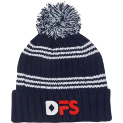Multi-Stripe Rib Knit Beanie