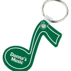 Music Note Soft Keychain - Opaque