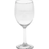 Napa Valley Optic Stem Goblet - 10 oz - Deep Etch