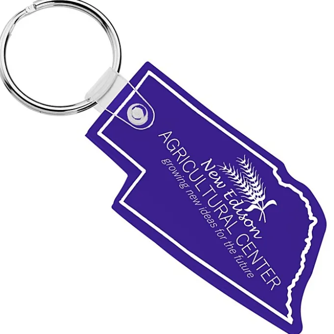 Nebraska Soft Keychain - Opaque