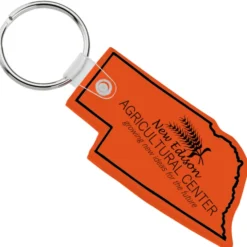 Nebraska Soft Keychain - Translucent